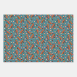 Hoja De Papel De Regalo Felices Acorns