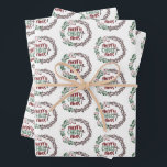 Hoja De Papel De Regalo Feliz CRISTOmas corona religiosa cristiana<br><div class="desc">Un bello recordatorio visual de que Jesucristo está detrás del Espíritu de la alegría de los Navidades por todos los que creen! Estas sábanas de regalo festivo representan a los Navidades coronados con la corona de espinas de Cristo como recordatorio de por qué la Palabra de Dios se convirtió en...</div>