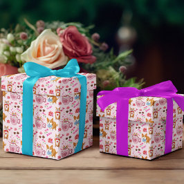 Hoja De Papel De Regalo Feliz Día de San Valentín