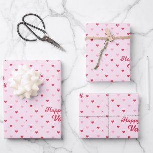 Hoja De Papel De Regalo Feliz Día de San Valentín