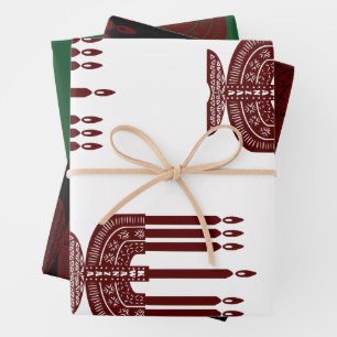 Hoja De Papel De Regalo Feliz Kwanzaa
