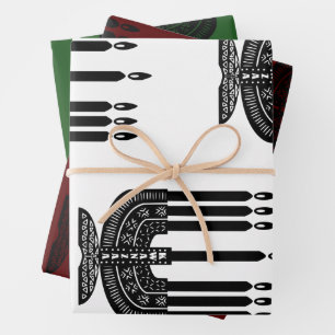 Hoja De Papel De Regalo Feliz Kwanzaa