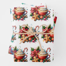 Feliz Navidad Cacao caliente y galletas