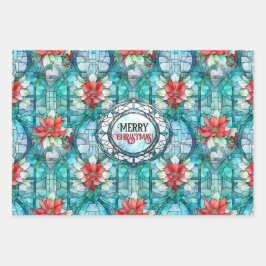 Hoja De Papel De Regalo "¡Feliz Navidad!" Eslogan editable