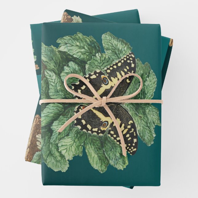 Hoja De Papel De Regalo Feliz Navidad y Feliz Año Nuevo (In situ)