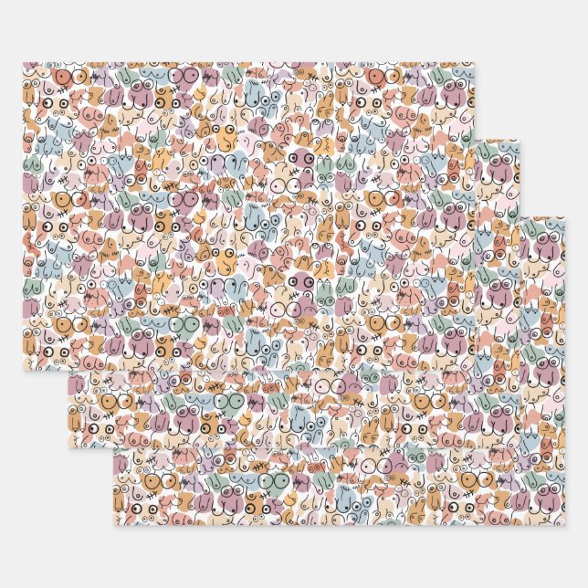 Hoja De Papel De Regalo feminista divertida (Set)