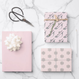 Hoja De Papel De Regalo Ferry Christmas Houndstoth Musical Note