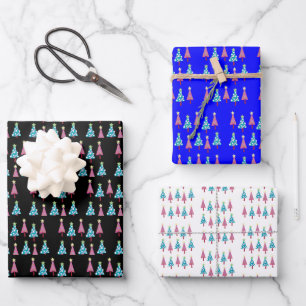 Hoja De Papel De Regalo Ferry Christmas Tree Sheets Wraping Paper