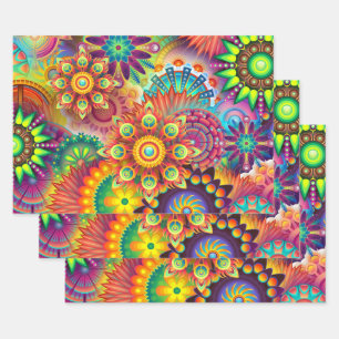 Hoja De Papel De Regalo Festival de Flores