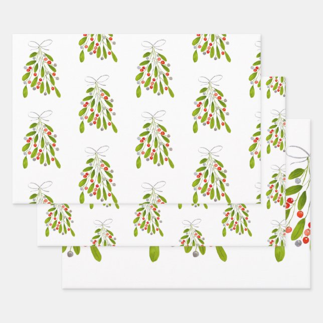 Hoja De Papel De Regalo Festive Holiday Wrapping Paper! (Set)