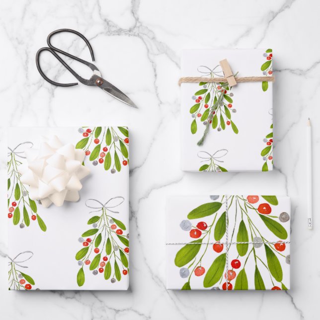 Hoja De Papel De Regalo Festive Holiday Wrapping Paper! (Anverso)
