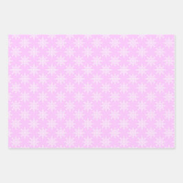 Hoja De Papel De Regalo Festividad de Navidades blancos Pastel rosa con co