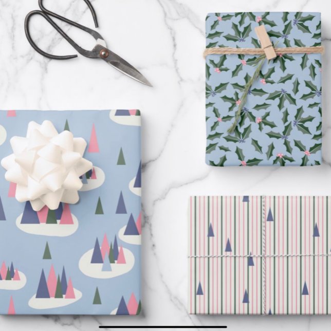 Hoja De Papel De Regalo Festividad Moderna de Medio siglo (Subido por el creador)