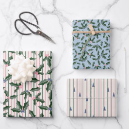 Hoja De Papel De Regalo Festividad Retro Nostálgica