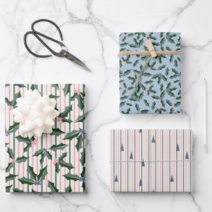 Hoja De Papel De Regalo Festividad Retro Nostálgica