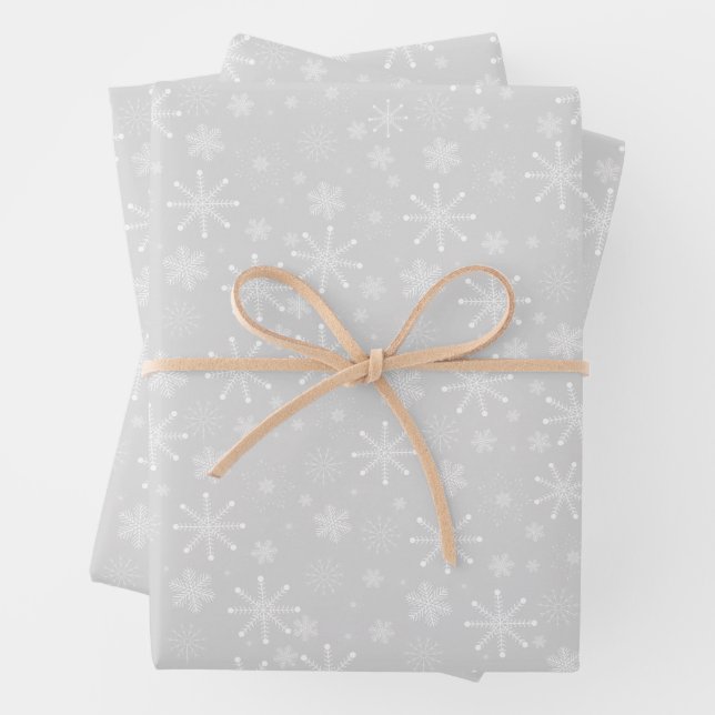 Hoja De Papel De Regalo Festividades de nieve en vacaciones de Navidades g (In situ)