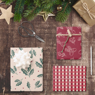 Hoja De Papel De Regalo Festividades de Woodland