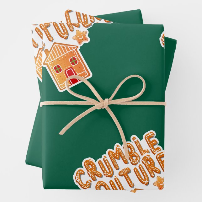 Hoja De Papel De Regalo Festividades Navidades Cookie Gift (In situ)