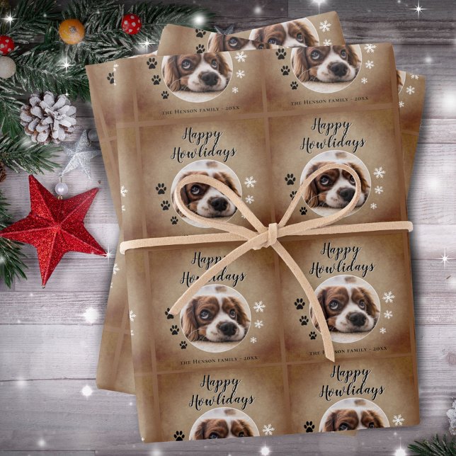 Hoja De Papel De Regalo Festividades rusticas felices de los Navidades de  (Subido por el creador)