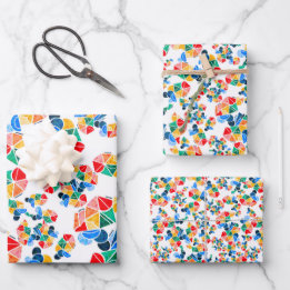 Hoja De Papel De Regalo Fiesta arcoiris