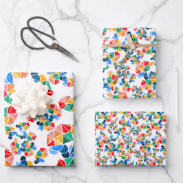 Hoja De Papel De Regalo Fiesta arcoiris