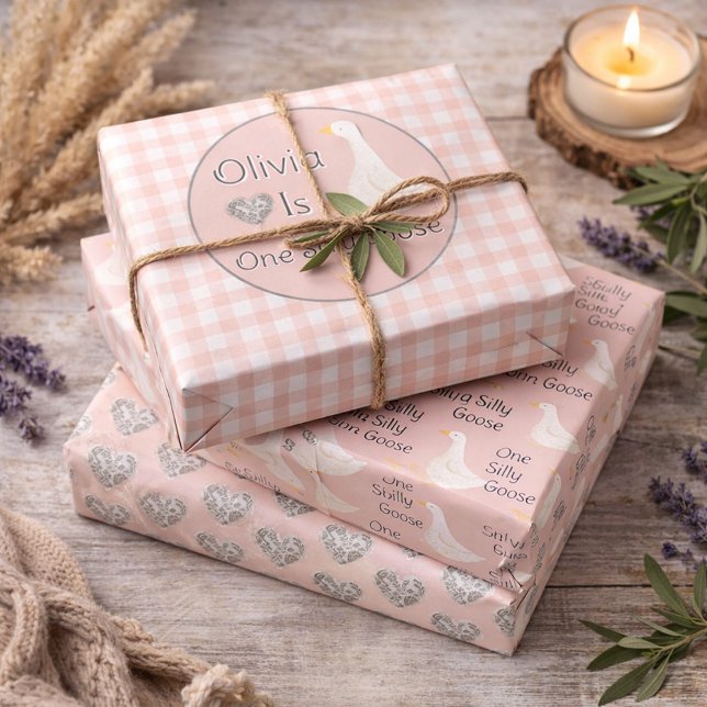 Hoja De Papel De Regalo Fiesta de cumpleaños de un Chica Rosa Mortal (Subido por el creador)