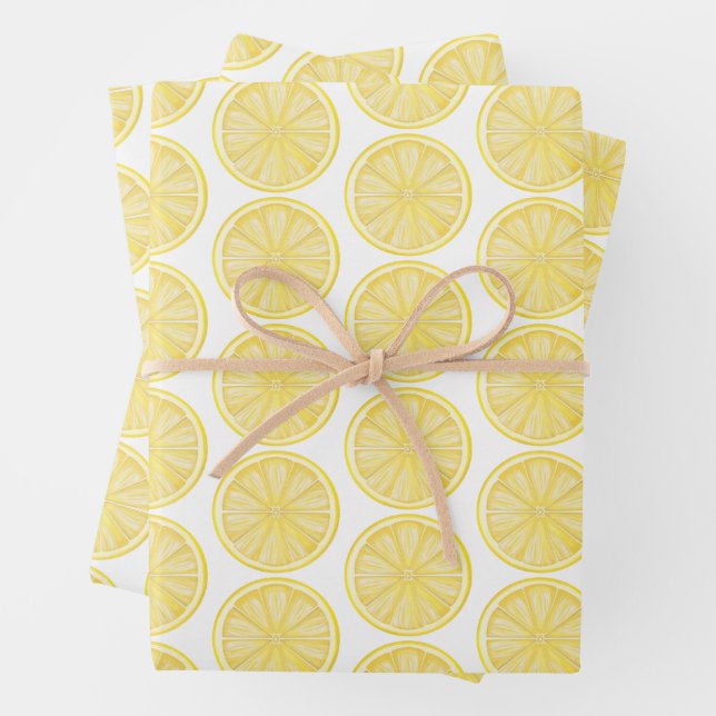 Hoja De Papel De Regalo Fiesta de Rodaja de Limón en la Costa Amalfi (In situ)