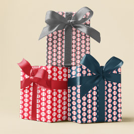 Hoja De Papel De Regalo Fiesta Deportivo de Béisbol