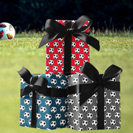 Hoja De Papel De Regalo Fiesta deportivo de fútbol