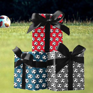 Hoja De Papel De Regalo Fiesta deportivo de fútbol