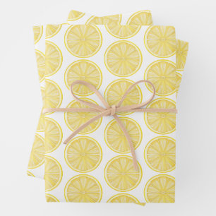 Hoja De Papel De Regalo Fiesta en la Costa Amalfi con Rodajas de Limón