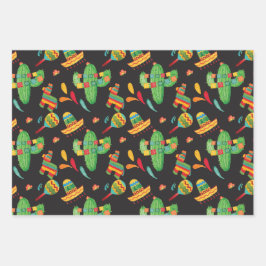 Hoja De Papel De Regalo Fiesta mexicana