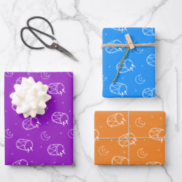 Hoja De Papel De Regalo Fiesta musulmán moderno y colorido del Eid