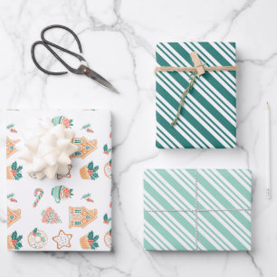 Hoja De Papel De Regalo Fiesta Navideña Caprichosa