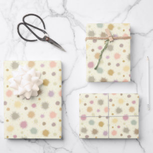 Hoja De Papel De Regalo Fiesta Pastel Polen - patrón ininterrumpido.