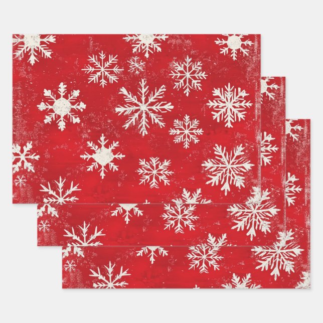 Hoja De Papel De Regalo Fiestas de Peppermint (Set)