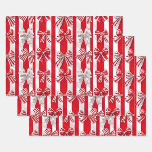 Hoja De Papel De Regalo Fiestas de Peppermint