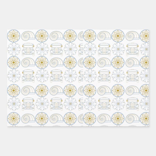 Hoja De Papel De Regalo Filipino Inspired Wrapping Paper (Anverso)