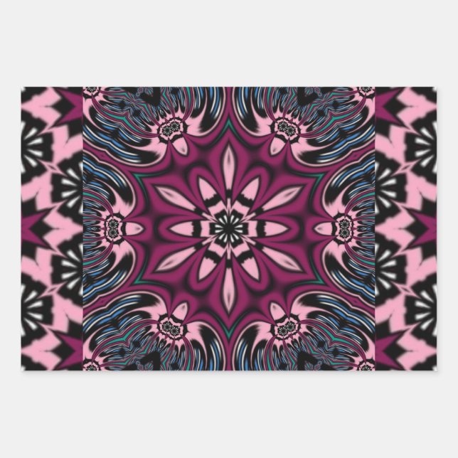 Hoja De Papel De Regalo flor (Anverso)