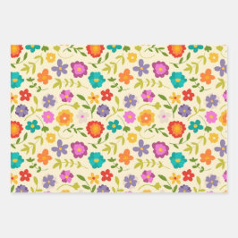 Hoja De Papel De Regalo Flor