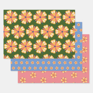 Hoja De Papel De Regalo Flor de mariposa