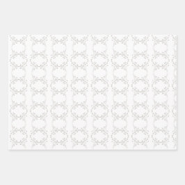 Hoja De Papel De Regalo Flor dorada clásica