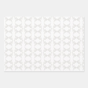 Hoja De Papel De Regalo Flor dorada clásica