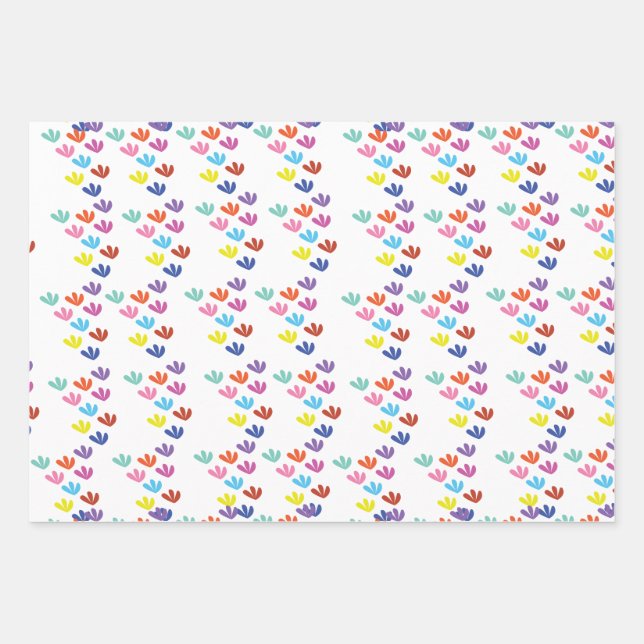 Hoja De Papel De Regalo flor y amor (Anverso)