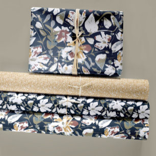 Hoja De Papel De Regalo Floral Clematis Decoupage