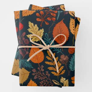 Hoja De Papel De Regalo Floral Elegante