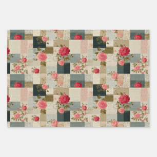 Hoja De Papel De Regalo Floral Fushion
