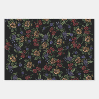 Hoja De Papel De Regalo Floral Moody