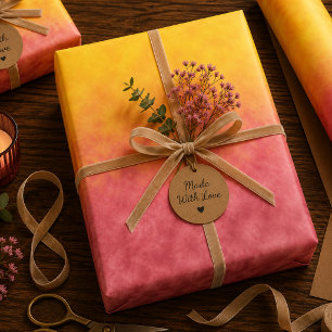 Hoja De Papel De Regalo Florecer del solsticio