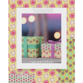 Hoja De Papel De Regalo Flores